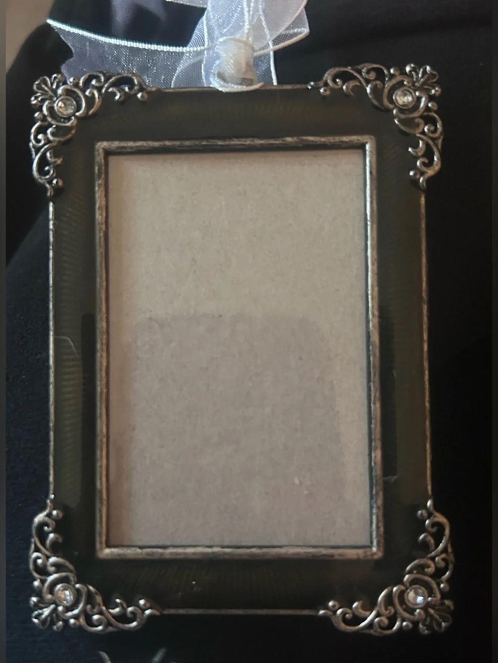 Set of five Ornate Mini Picture Frame Ornaments!